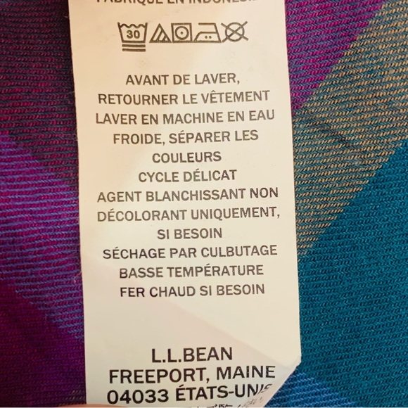 Bean Signature Multicolor Plaid Women’s Shirt SZ M - Picture 6 of 7